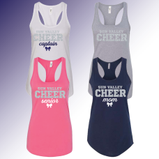 SV Cheer Racerback Tank-Custom SV Cheer Racerback Tank-Custom